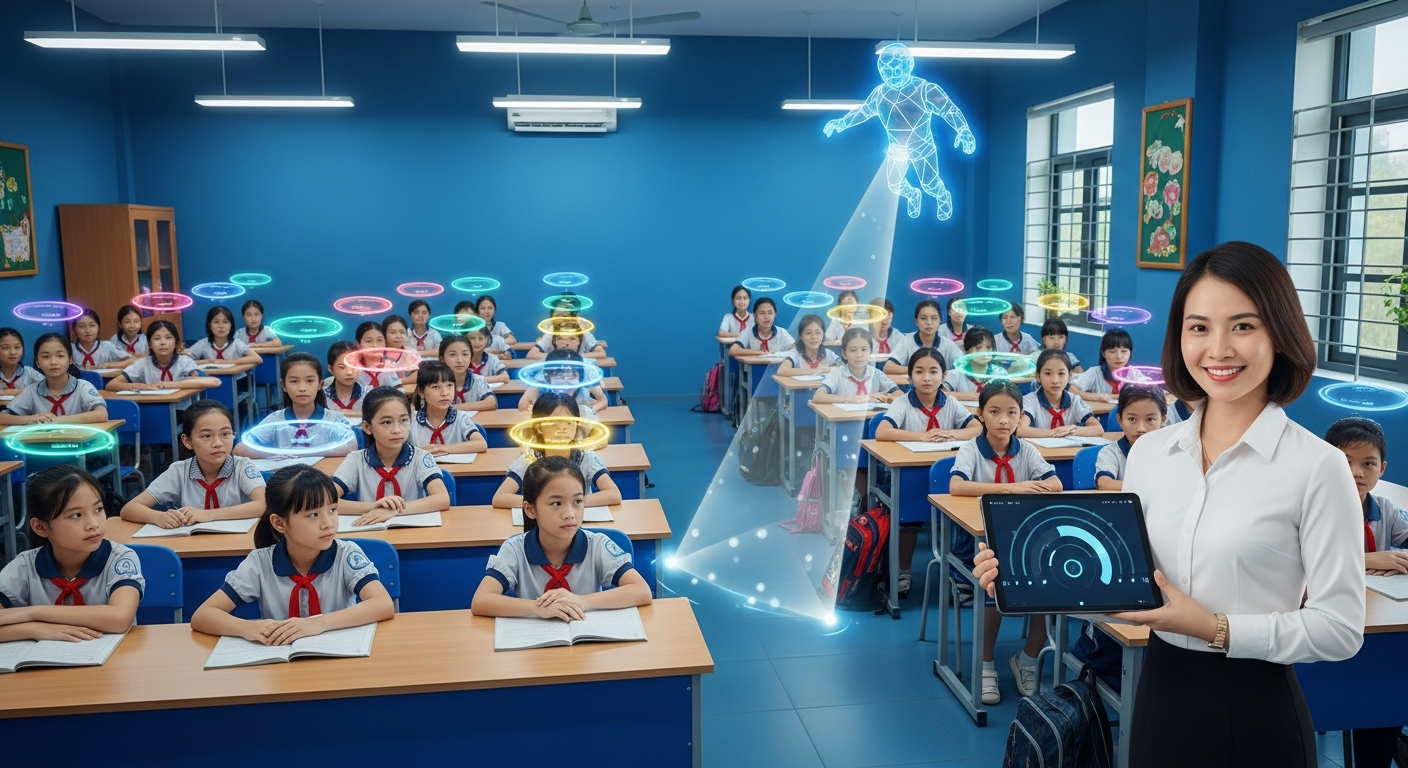 GV cá nhân hóa học tập với AI cho lớp đông 40-50 học sinh