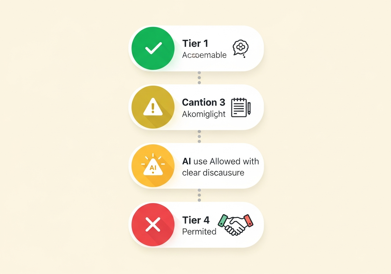 Rubric phân biệt AI hỗ trợ và AI thay thế trong bài học