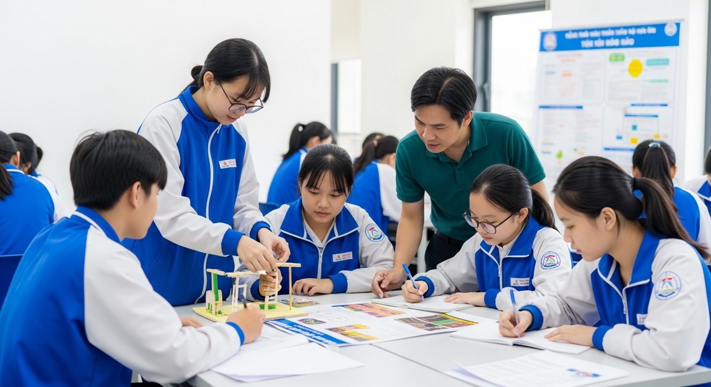 Học sinh Việt Nam học theo dự án PBL