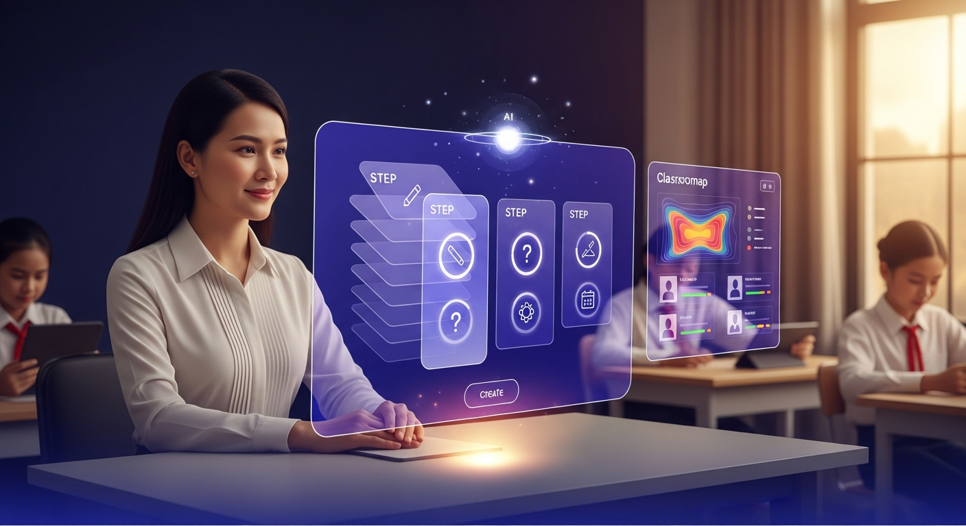 GV tạo kỳ thi online bằng AI Buddy For Teacher