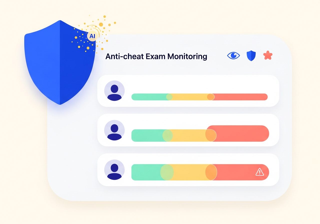 Hệ thống chống gian lận 4 lớp trong kỳ thi online
