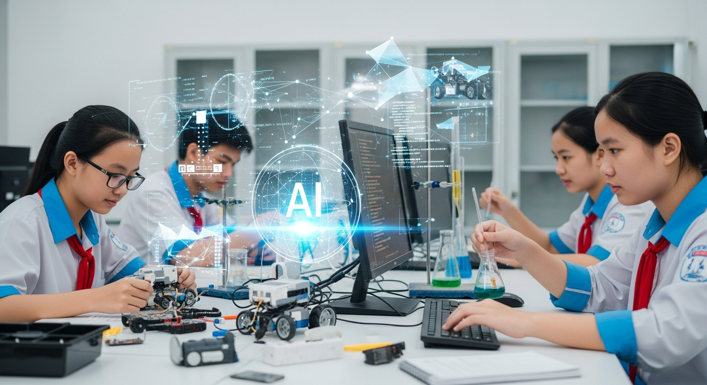 Ứng dụng AI dạy học STEM